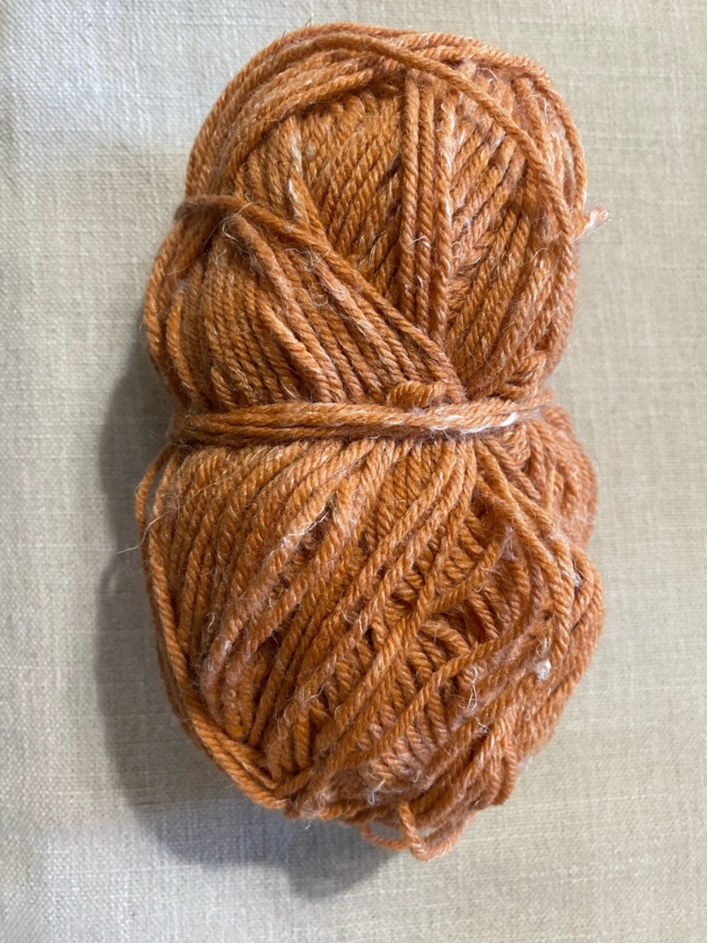 Orange Yarn Skein - Soft Craft Yarn